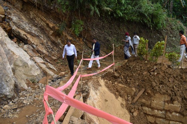Field visit to affected areas in Ambagamuwa Korale Divisional secretariat Division